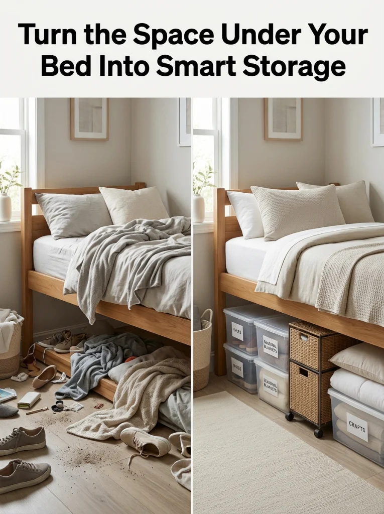 Turn the Space Under Your Bed Into Smart Storage