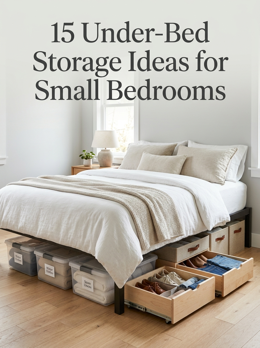 15 Under-Bed Storage Ideas for Small Bedrooms